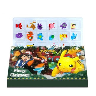 Weihnachtlicher Ash Ketchum und Pikachu Advents Kalender