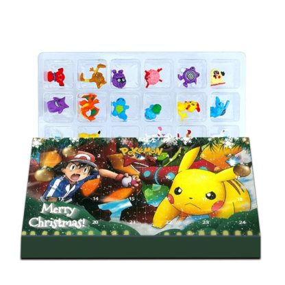 Weihnachtlicher Ash Ketchum und Pikachu Advents Kalender