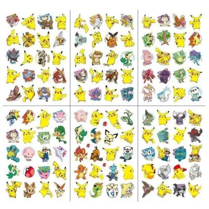 Pokemon Luminous Tattoo Aufkleber für Kinder - Leuchten bei Dunkelheit – Bild 2