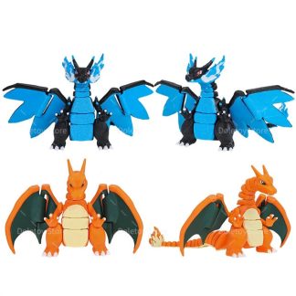 Mega Glurak Charizard X Y Figur mit bewegbaren Flügeln etc.