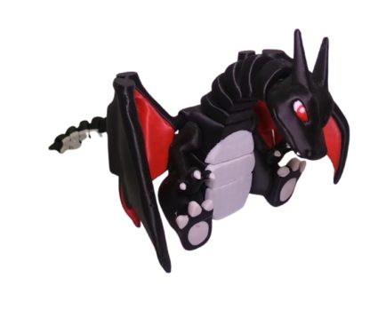 Glumanda Charmander, Shiny Glurak oder Glutexo Charmeleon Figur – Bild 2