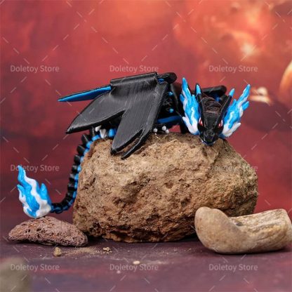 Mega Glurak Charizard X Y Figur mit bewegbaren Flügeln etc. – Bild 5