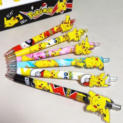 Pikachu Gel Stifte für Schule oder Freizeit - 6 oder 36 Stk. – Bild 5