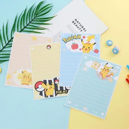10Per Set Pokemon Pikachu Einladungskarten, Brief mit Umschlag – Bild 4