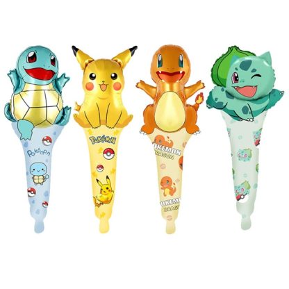 Folien Ballons für den Pokemon Pikachu Kindergeburtstag zum spielen – Bild 2