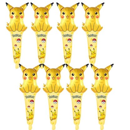 Folien Ballons für den Pokemon Pikachu Kindergeburtstag zum spielen – Bild 3