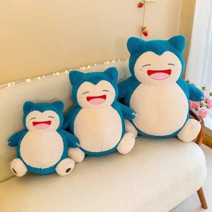 Freundlicher Lachender Relaxo Snorlax Kuschel Pokemon (ca. 30cm oder 40cm ) – Bild 3