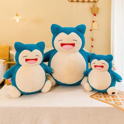 Freundlicher Lachender Relaxo Snorlax Kuschel Pokemon (ca. 30cm oder 40cm ) – Bild 5