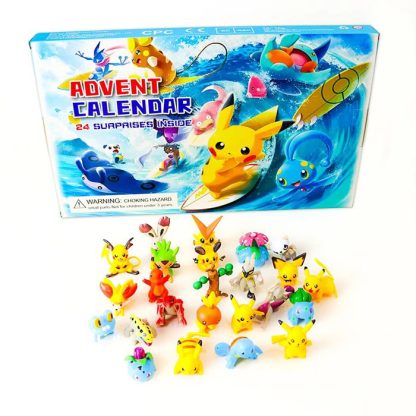 Pokemon Advent Kalender mit Pikachu Surfer Motiv