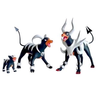 Hundemon, Hunduster und Mega Hundemon 3er Pokemon Figuren Set