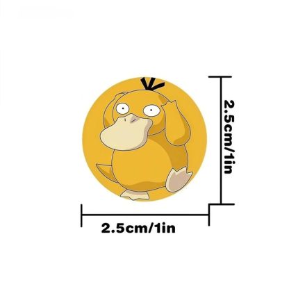 500, 1000 oder 2000 Pokemon Sticker Aufkleber auf Rolle – Bild 2