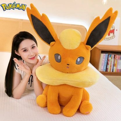XXL Flamara Flareon Plüschtier Pokemon (45/60/80cm) – Bild 4