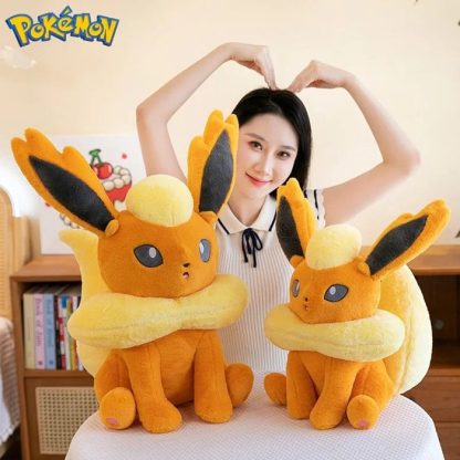 XXL Flamara Flareon Plüschtier Pokemon (45/60/80cm) – Bild 6