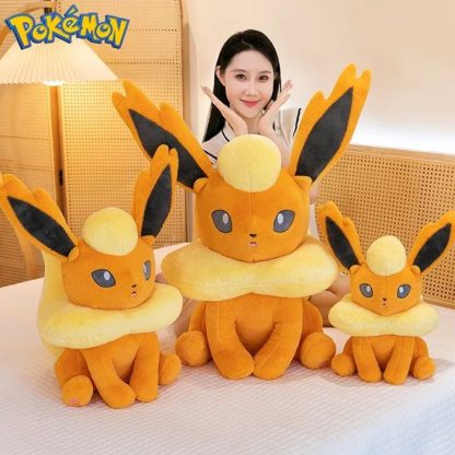 XXL Flamara Flareon Plüschtier Pokemon (45/60/80cm) – Bild 7