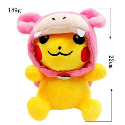 4er Set Pikachu Cosplay Stofftiere – Bild 2