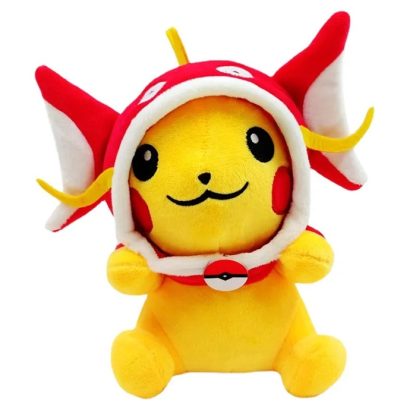 4er Set Pikachu Cosplay Stofftiere – Bild 4