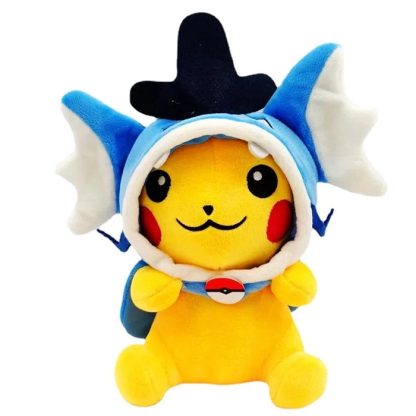 4er Set Pikachu Cosplay Stofftiere – Bild 5