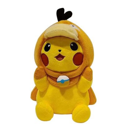 Pikachu Cosplay als Enton Plüsch Pokemon (ca. 20cm) – Bild 5