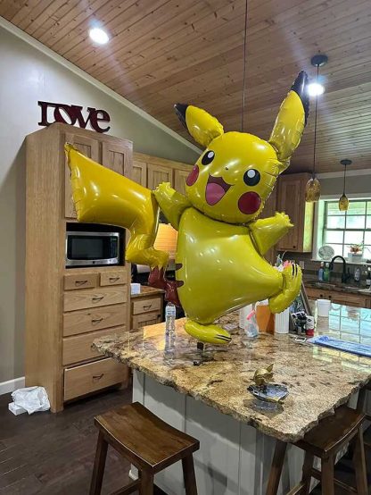 XXL Pikachu Ballon (130cm) für Feier, Geburtstag Deko etc. – Bild 5