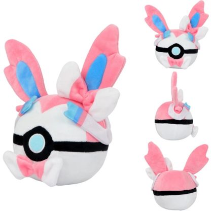 Feelinara Sylvon Kuschel Pokeball Stofftier (ca. 20cm)