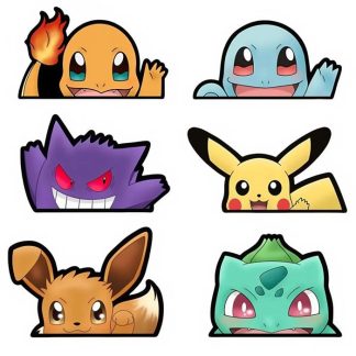 Lustige Pokemon Autoscheiben Scheiben Aufkleber