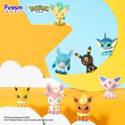 Spielset 8 Stk. Pokebälle mit Evoli Entwicklungen Figuren – Bild 2