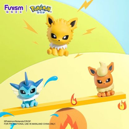 Spielset 8 Stk. Pokebälle mit Evoli Entwicklungen Figuren – Bild 5