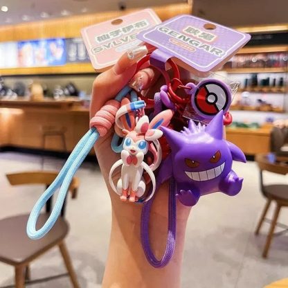 Bunte Pokemon Schlüsselanhänger in 5 verschiedenen Motiven – Bild 2