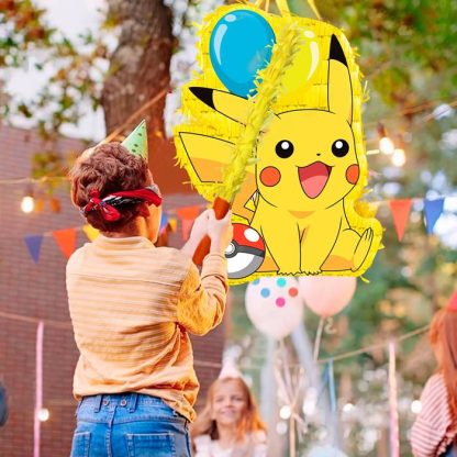 4-teiliges Pikachu Pokemon Pinata Set für Geburtstag, Feier etc. – Bild 2