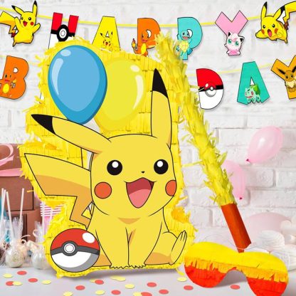 4-teiliges Pikachu Pokemon Pinata Set für Geburtstag, Feier etc. – Bild 3