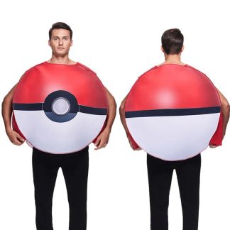 Pokemon Pokeball Kostüm Cosplay Karnevall Halloween Fasching für Erwachsene