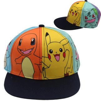 Bunter Pikachu Baseball Cap Sommer Mütze