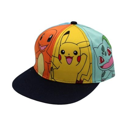 Bunter Pikachu Baseball Cap Sommer Mütze – Bild 3