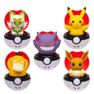 Press und Pop Pokeball (Evoli, Gengar, Enton, Pikachu, oder Felori)