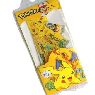 Pokemon Lineal Set für Schule und Freizeit (4 Stk.)
