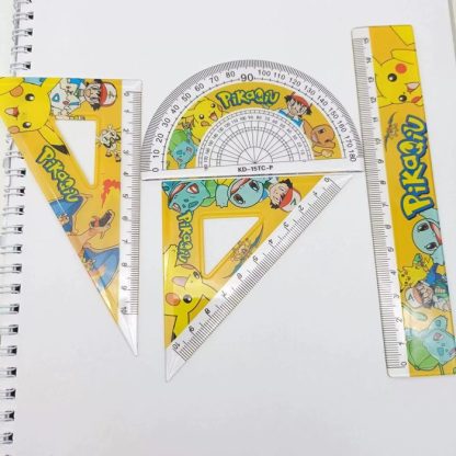 Pokemon Lineal Set für Schule und Freizeit (4 Stk.) – Bild 3