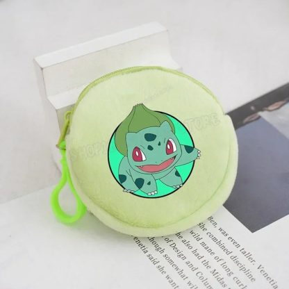 Kleine Plüsch Pokemon Geldbörse mit Clip für Kinder – Bild 7