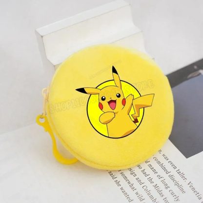 Kleine Plüsch Pokemon Geldbörse mit Clip für Kinder – Bild 8
