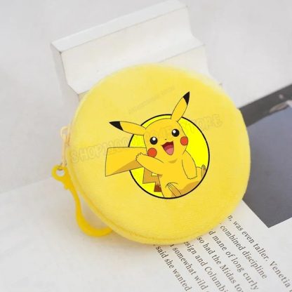 Kleine Plüsch Pokemon Geldbörse mit Clip für Kinder – Bild 14