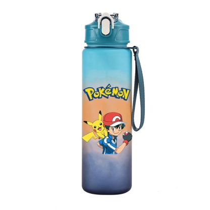Bunte Pokemon Wasserflasche für Schule, Sport und Freizeit (700ML) – Bild 12