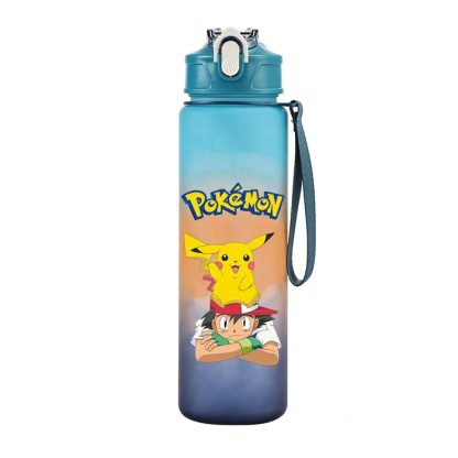 Bunte Pokemon Wasserflasche für Schule, Sport und Freizeit (700ML) – Bild 20