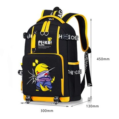 Cooler Pikachu Schul Rucksack – Bild 2