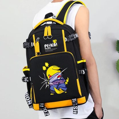 Cooler Pikachu Schul Rucksack – Bild 3