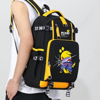 Cooler Pikachu Schul Rucksack – Bild 4