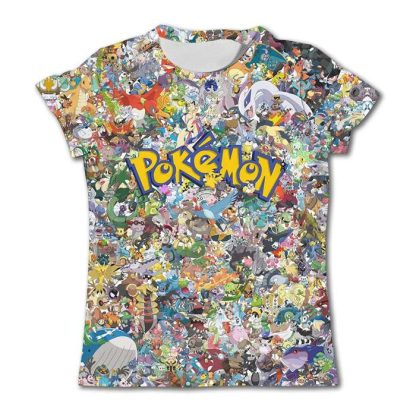 Bunte Farbenfrohe Pokemon T-Shirts für den Sommer – Bild 6