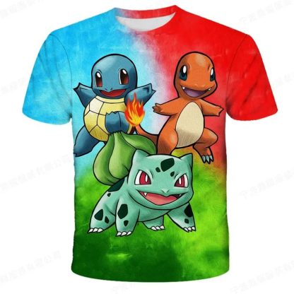 Bunte Farbenfrohe Pokemon T-Shirts für den Sommer – Bild 8