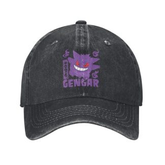 Dunkle Pokemon Sommer Caps mit Gengar u. a. Motiven