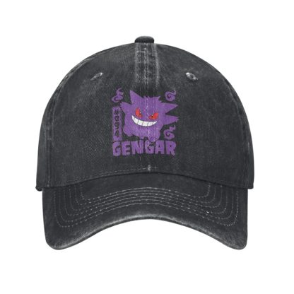 Dunkle Pokemon Sommer Caps mit Gengar u. a. Motiven