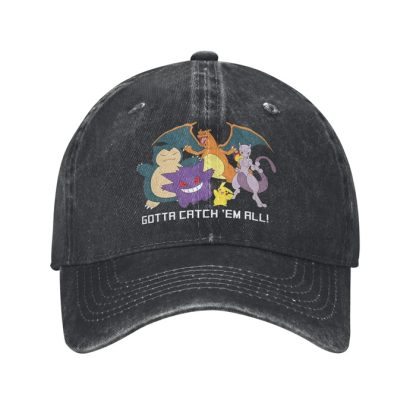 Dunkle Pokemon Sommer Caps mit Gengar u. a. Motiven – Bild 18