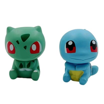 Niedliche Pokemon Figuren im 6er Pack (Pikachu, Evoli, Glumanda, Schiggy, Bulbasaur & Relaxo) – Bild 4